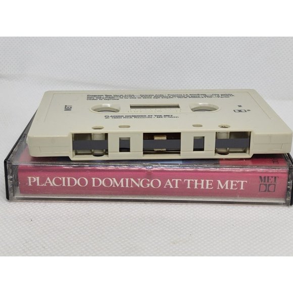 Tape Placido Domingo Great Artists At The Met 1980 Cassette Met Records Cassette - Picture 7 of 7